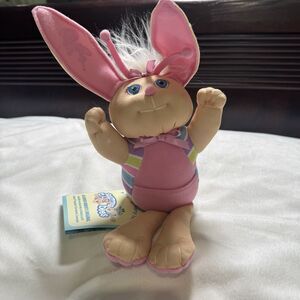 Cabbage Patch BUNNY BEES Rabbit Plush Xavier Roberts 14" Vintage NWT Pink